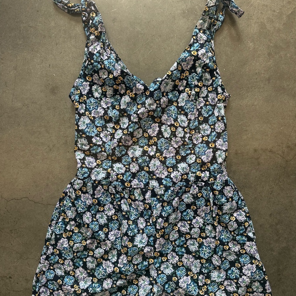 Miley Cyrus x Max Azria Floral Sleeveless Romper